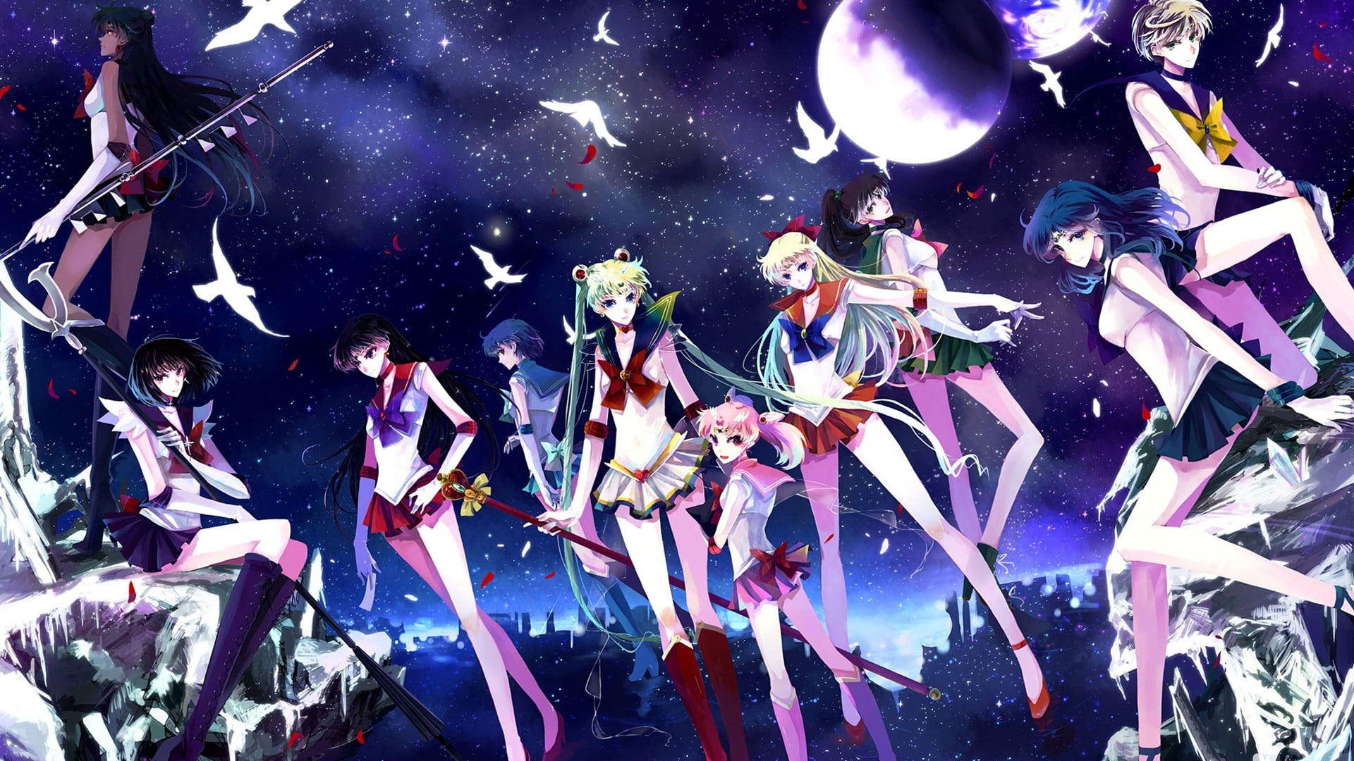 Wallpaper Manga, Sailor Moon, Group Of People, Arts Culture