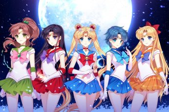 Wallpaper Sailor Moon, Anime Girls