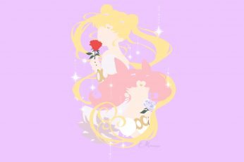Wallpaper Sailor Moon, Chibiusa Tsukino, Usagi Tsukino