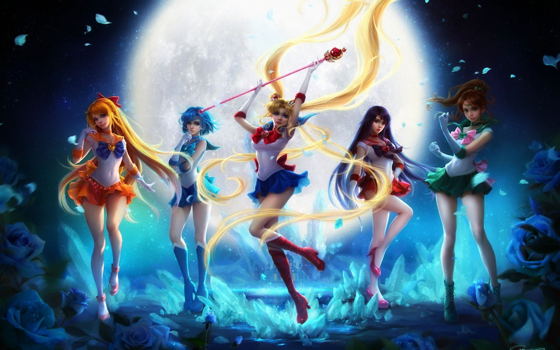 Sailor Moon Wallpaper, Sailor Mars, Sailor Mercury