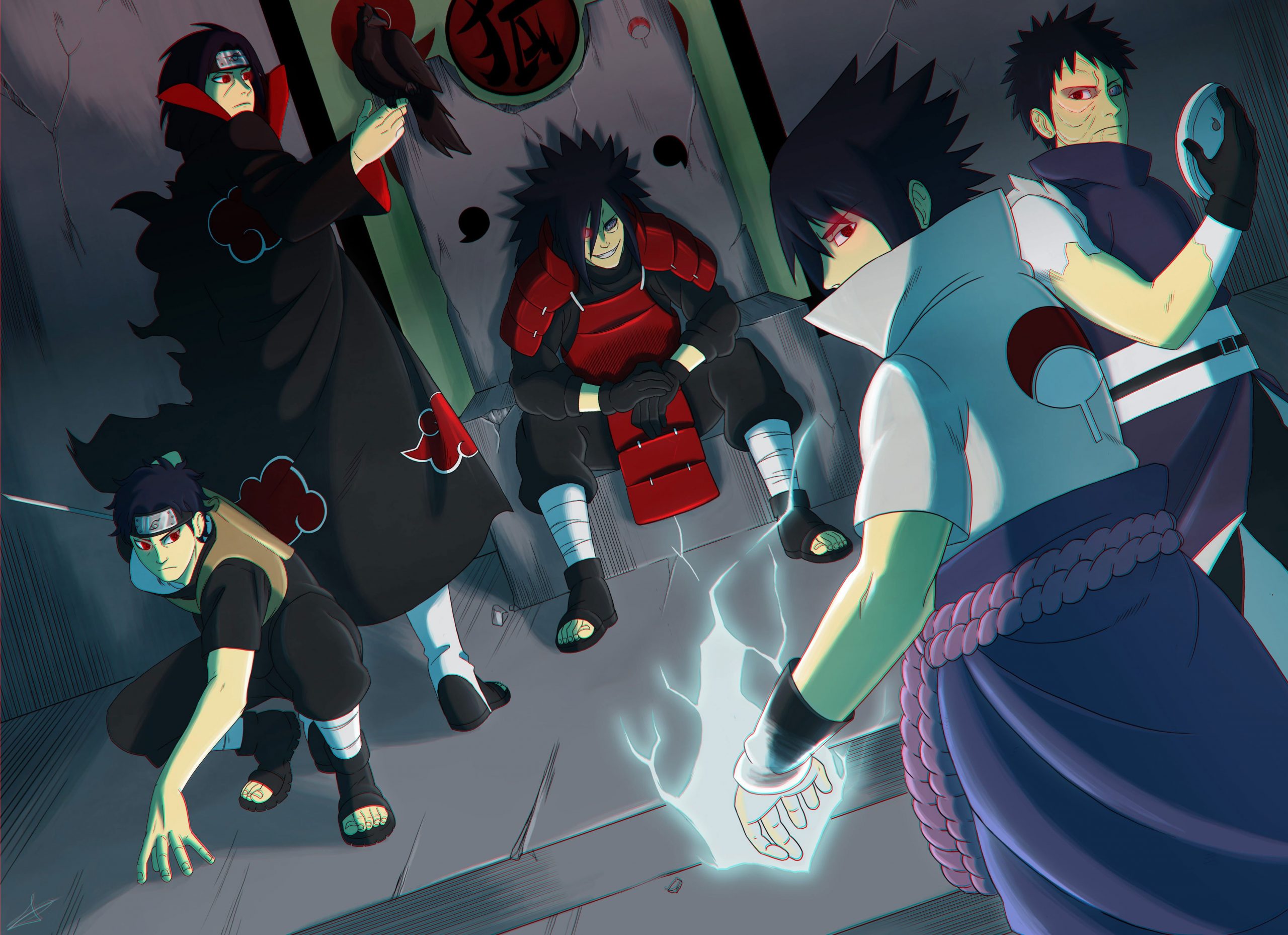 Uchiha Clan Wallpaper, Logo, Game, Sasuke, Naruto