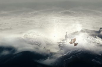 Wallpaper White Clouds, Avatar The Last Airbender, Sky