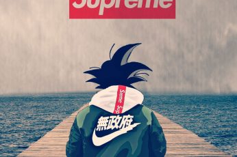 Drip Goku Wallpaper, Supreme