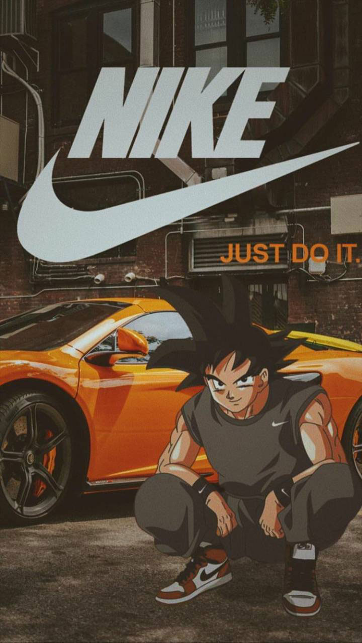 Drip Goku Wallpaper, Nike, Just Do It - Wallpaperforu
