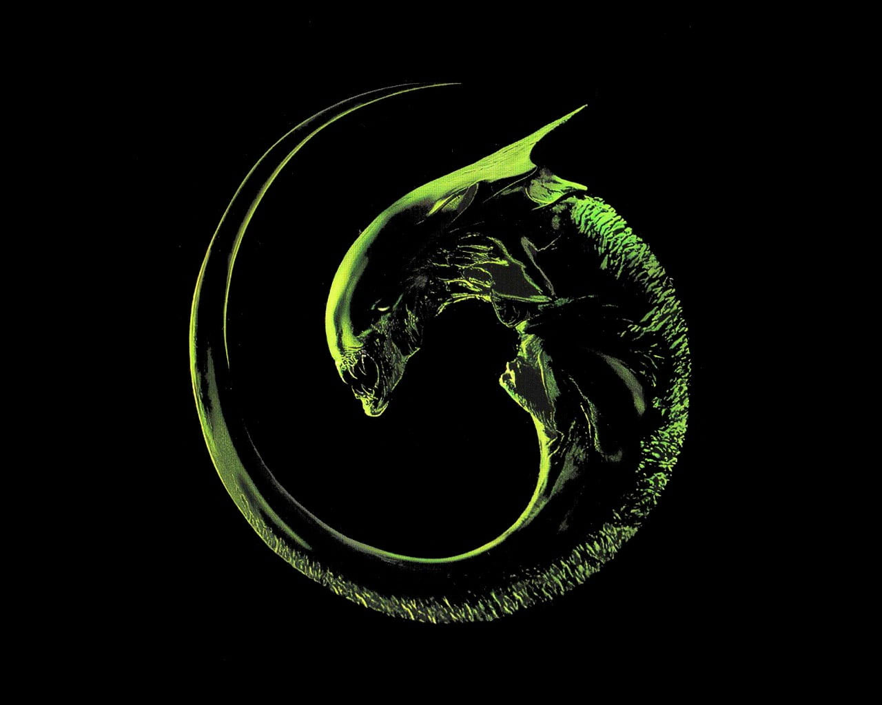 Wallpaper Alien Logo, Alien Movie, Aliens