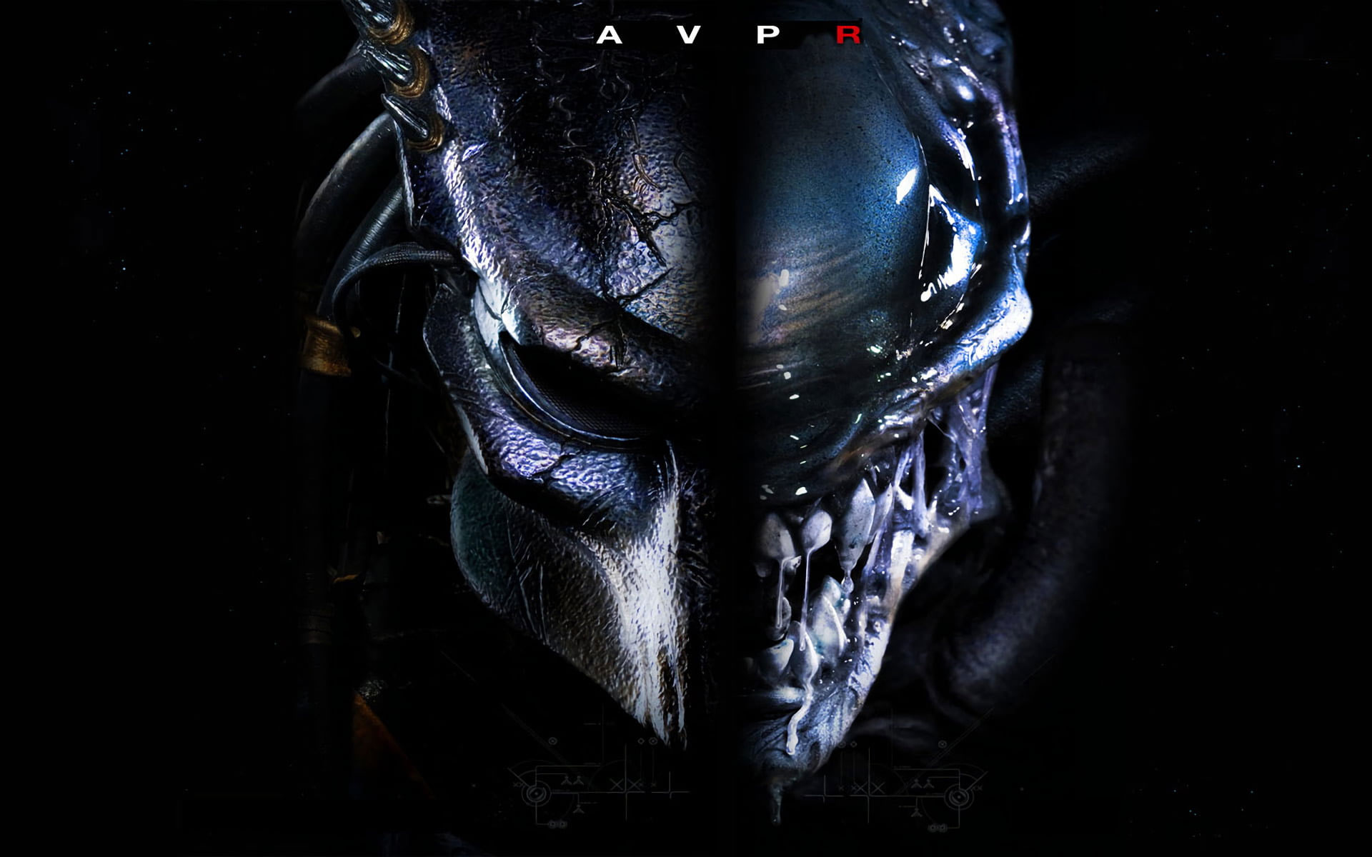 Wallpaper Alien Vs Predator Movie Poster, Aliens