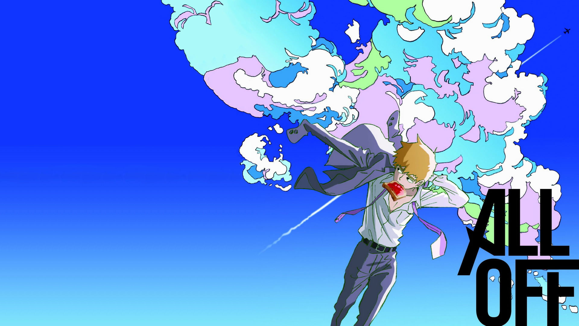 Wallpaper Anime, Mob Psycho 100, Arataka Reigen