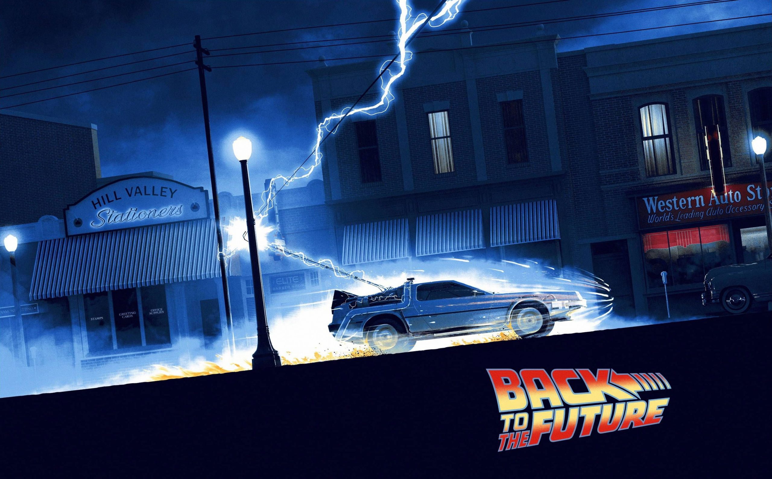 Wallpaper Back To The Future, 1985 Year, Movie