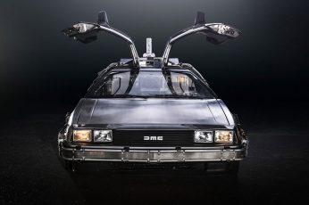 Wallpaper Black Dmc Car, Movies, Back To The Future