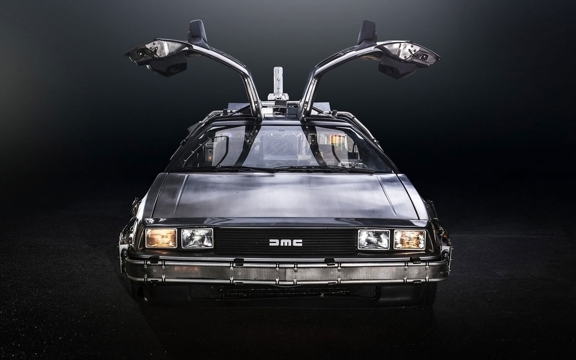 Wallpaper Black Dmc Car, Movies, Back To The Future