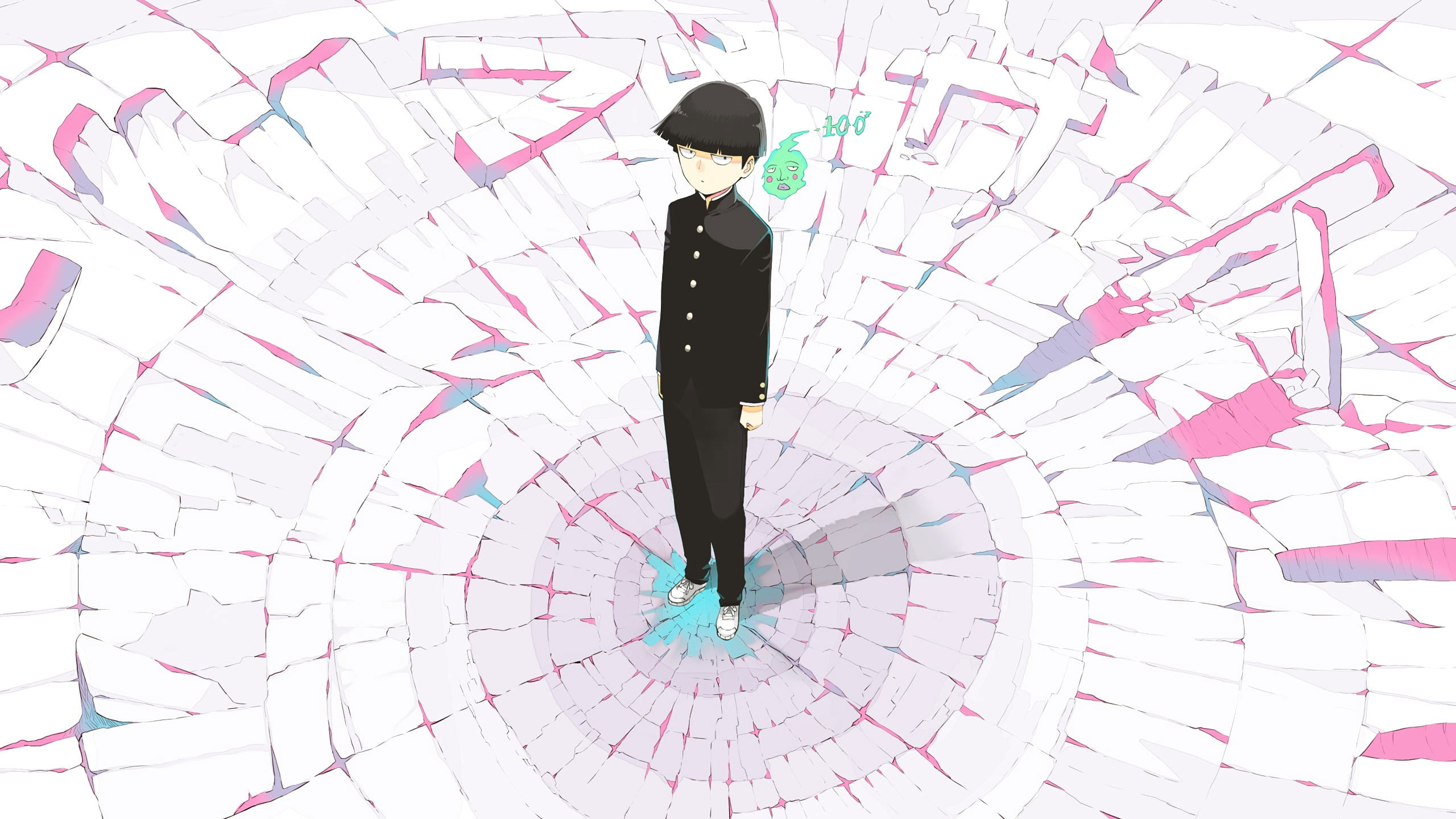 Black Haired Male, Anime, Mob Psycho 100 Wallpaper