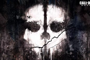 Wallpaper Call Of Duty Ghosts Game Poster