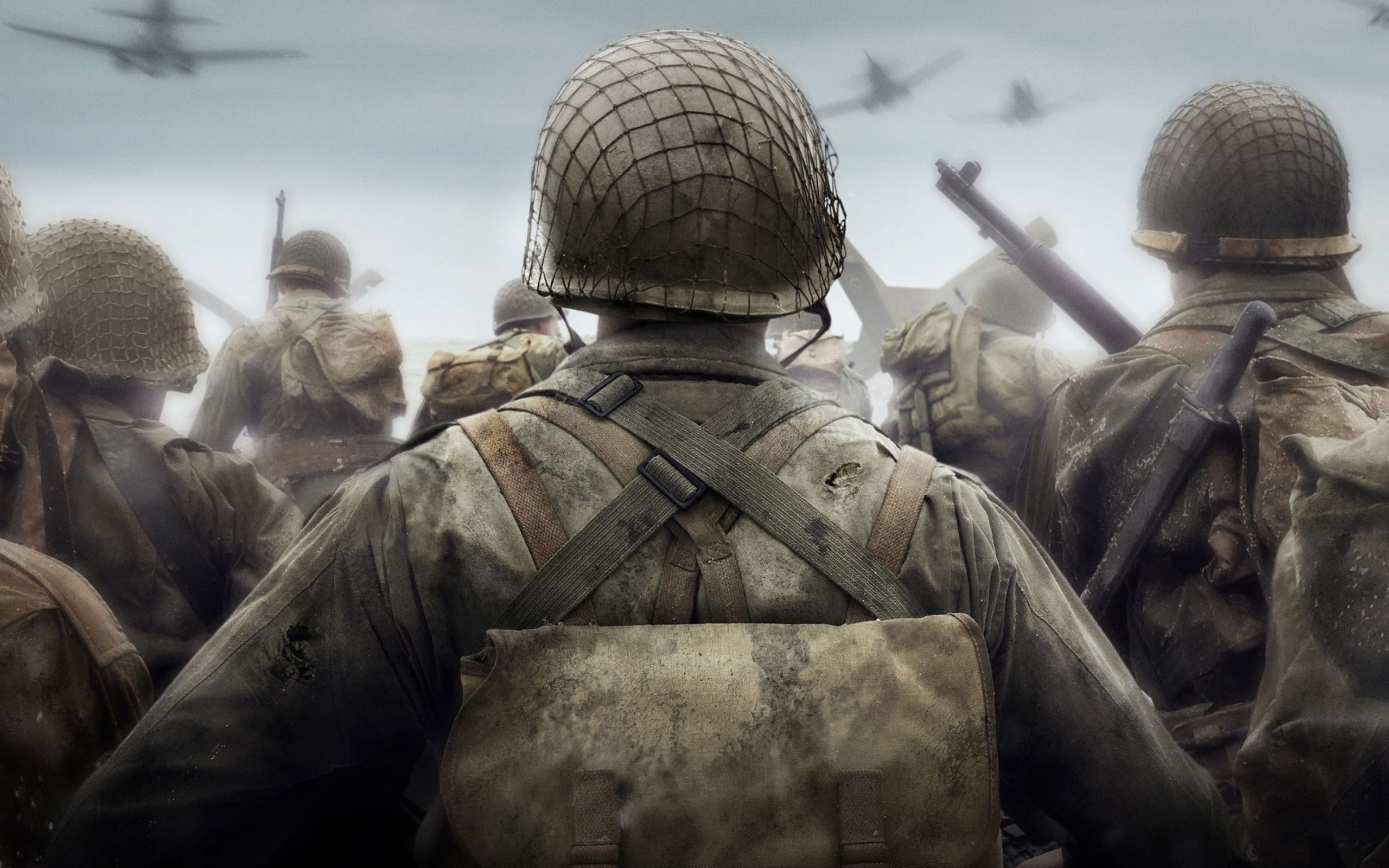 Wallpaper Call Of Duty World War Ii Game, Soldier