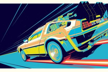 Wallpaper Dmc Delorean, Car, Back To The Future