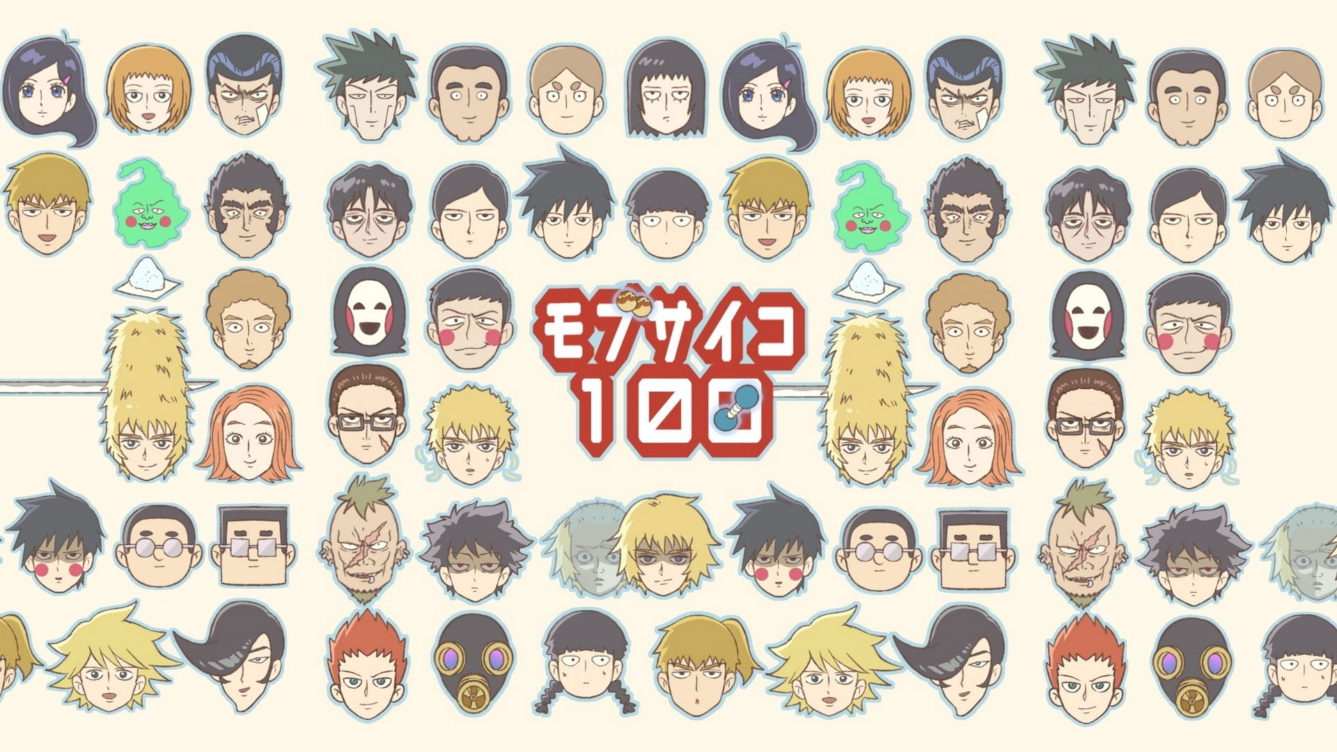 Wallpaper Mob Psycho 100, Anime