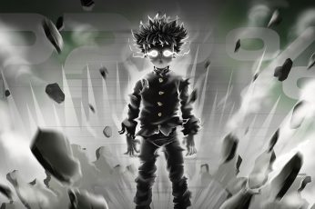 Mob Psycho 100 Digital Wallpaper, Anime