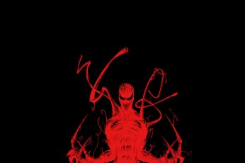 Wallpaper Spider Man Marvel Carnage Black Red Hd, Cartoon