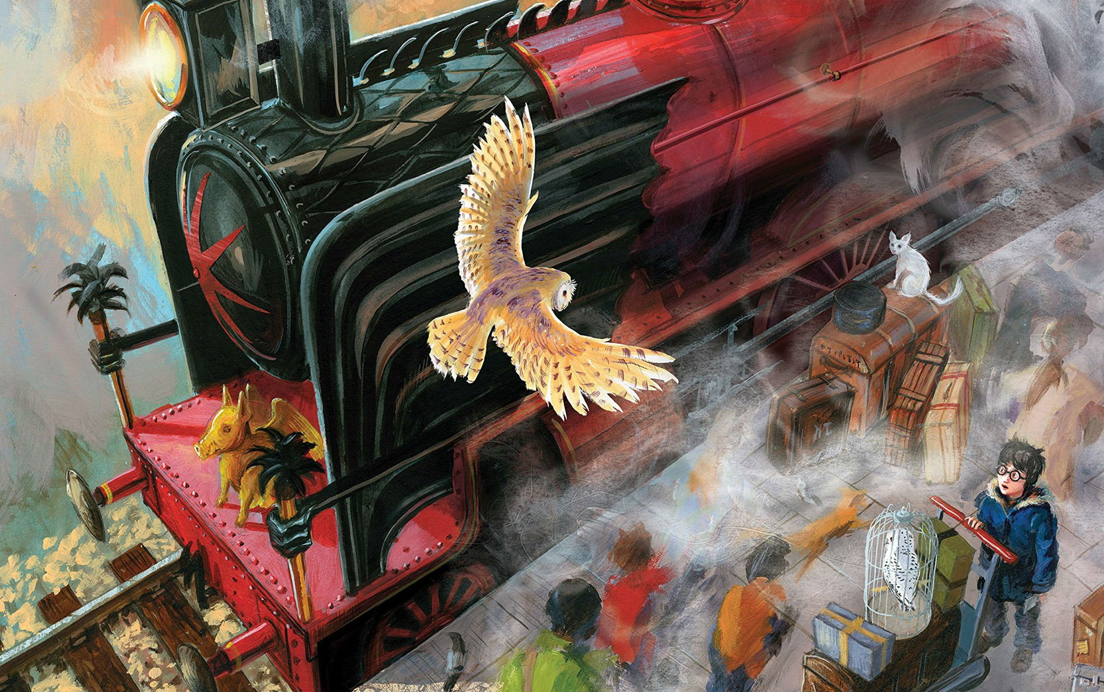 Wallpaper Adventure, Fantasy, Harry, Locomotive