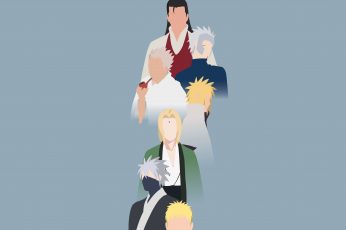 Wallpaper Anime, Naruto, Hashirama Senju, Hiruzen