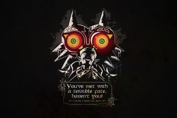 Wallpaper Black Owl Poster, The Legend Of Zelda