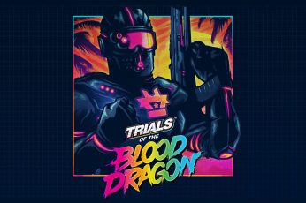 Wallpaper Music, Neon, Game, Blood Dragon, Trial