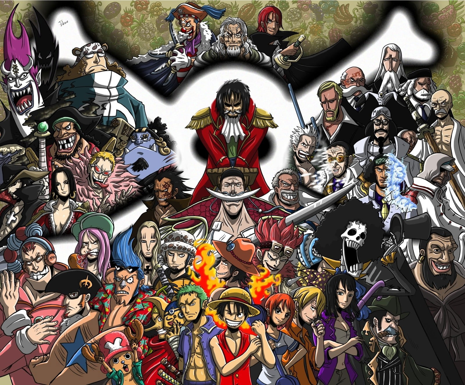 Wallpaper One Piece Fan Art, Pirates, Strawhat