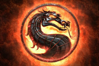 Black And Orange Dragon, Mortal Kombat Wallpaper