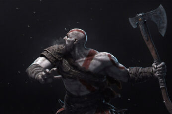 Wallpaper God Of War, Axe, Kratos God Of War