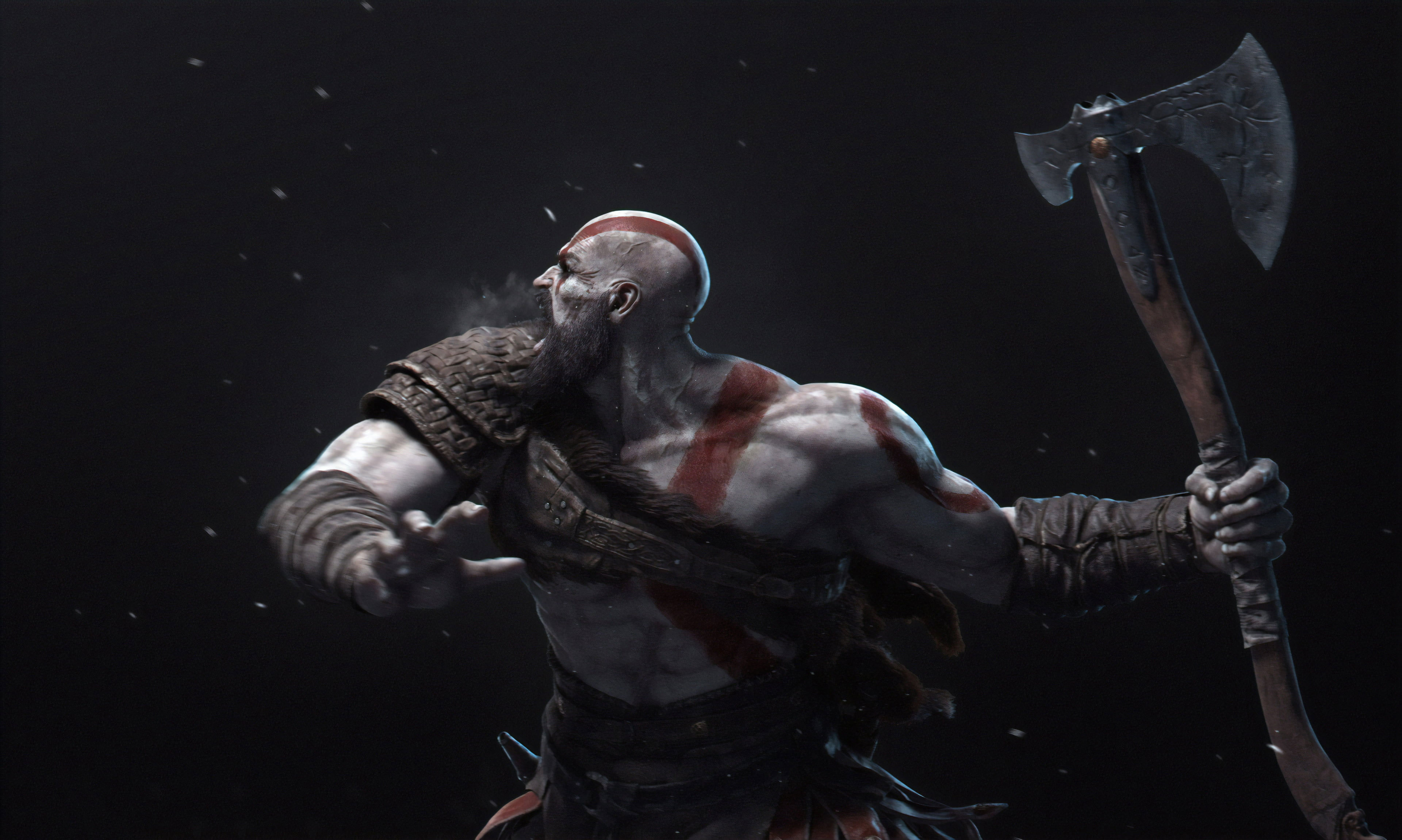 Wallpaper God Of War, Axe, Kratos God Of War, God Of War, Game