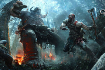 God Of War Digital Wallpaper, Kratos