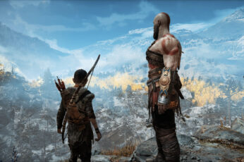 God Of War Father And Son Wallpaper
