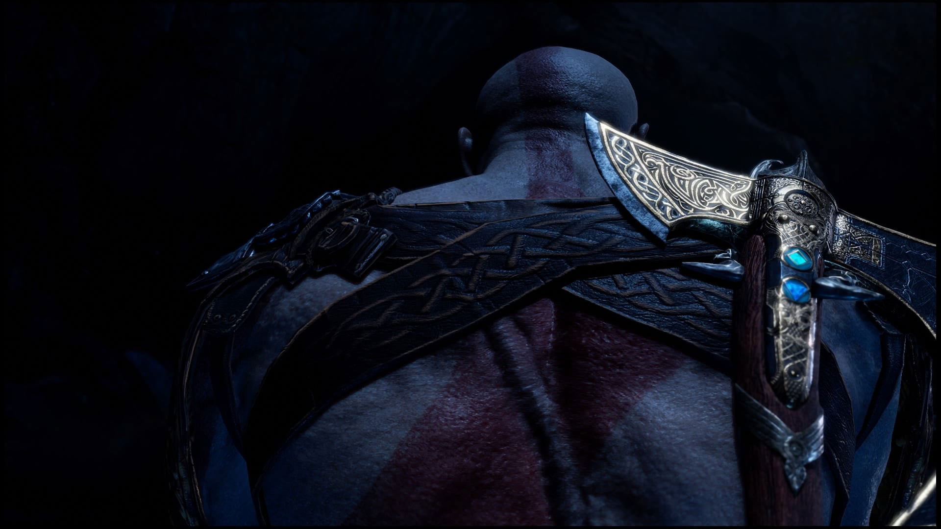 Wallpaper GOW, God Of War 2022, Kratos
