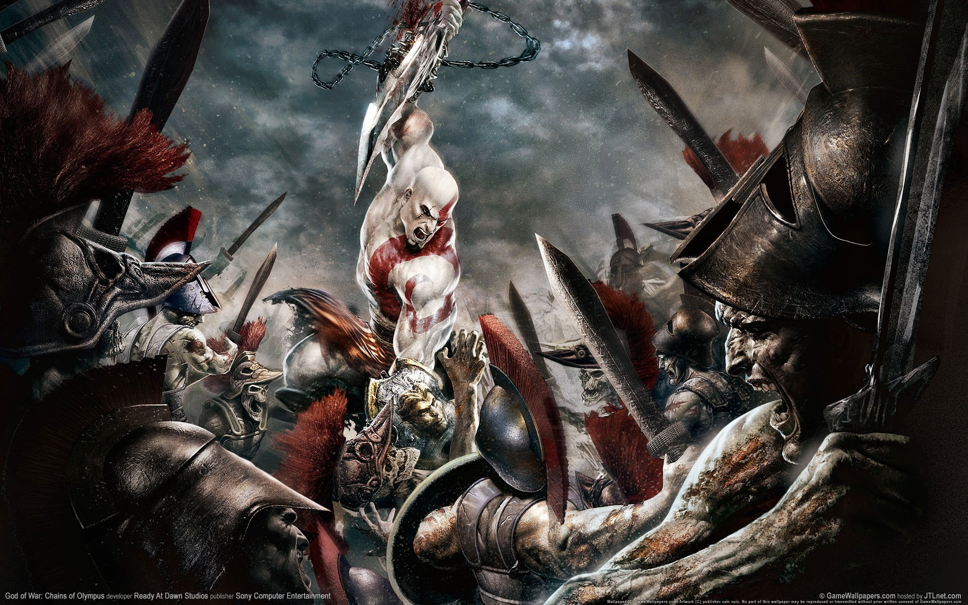 Wallpaper God Of War Kratos Digital