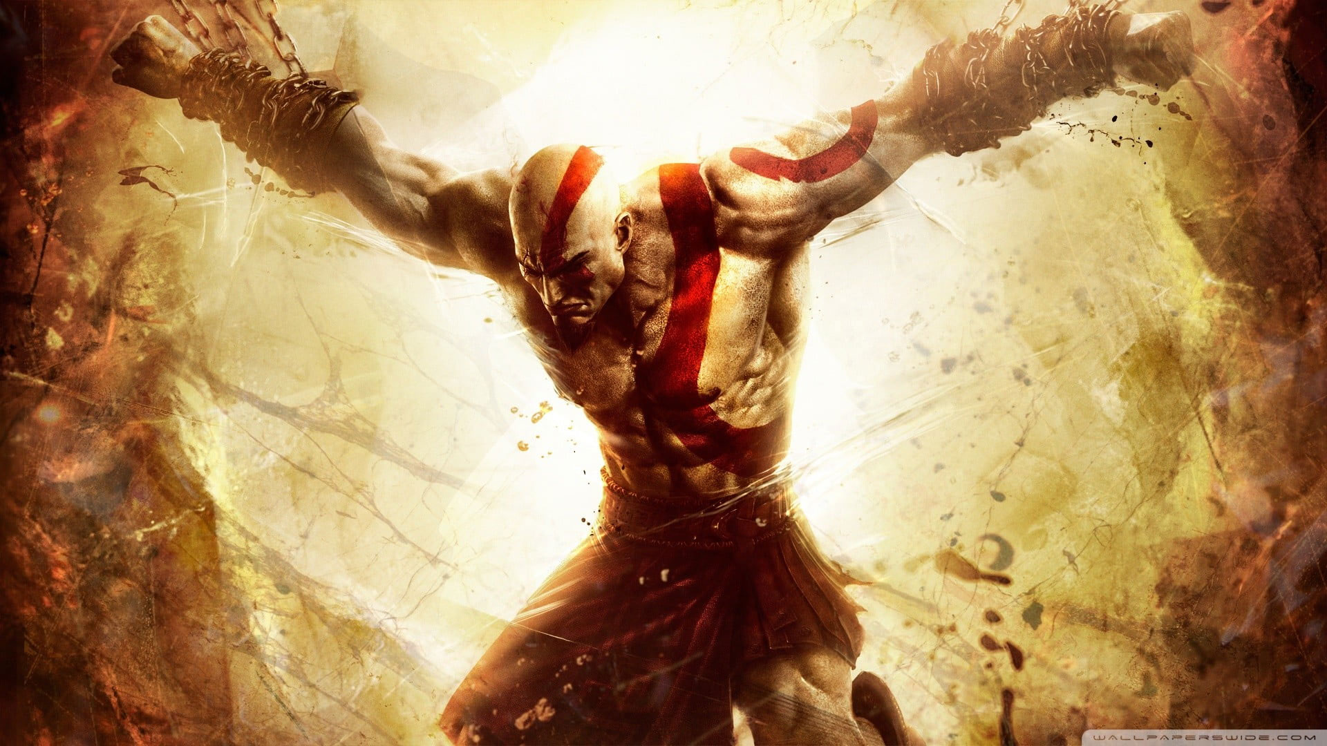 God Of War Kratos Graphic Wallpaper