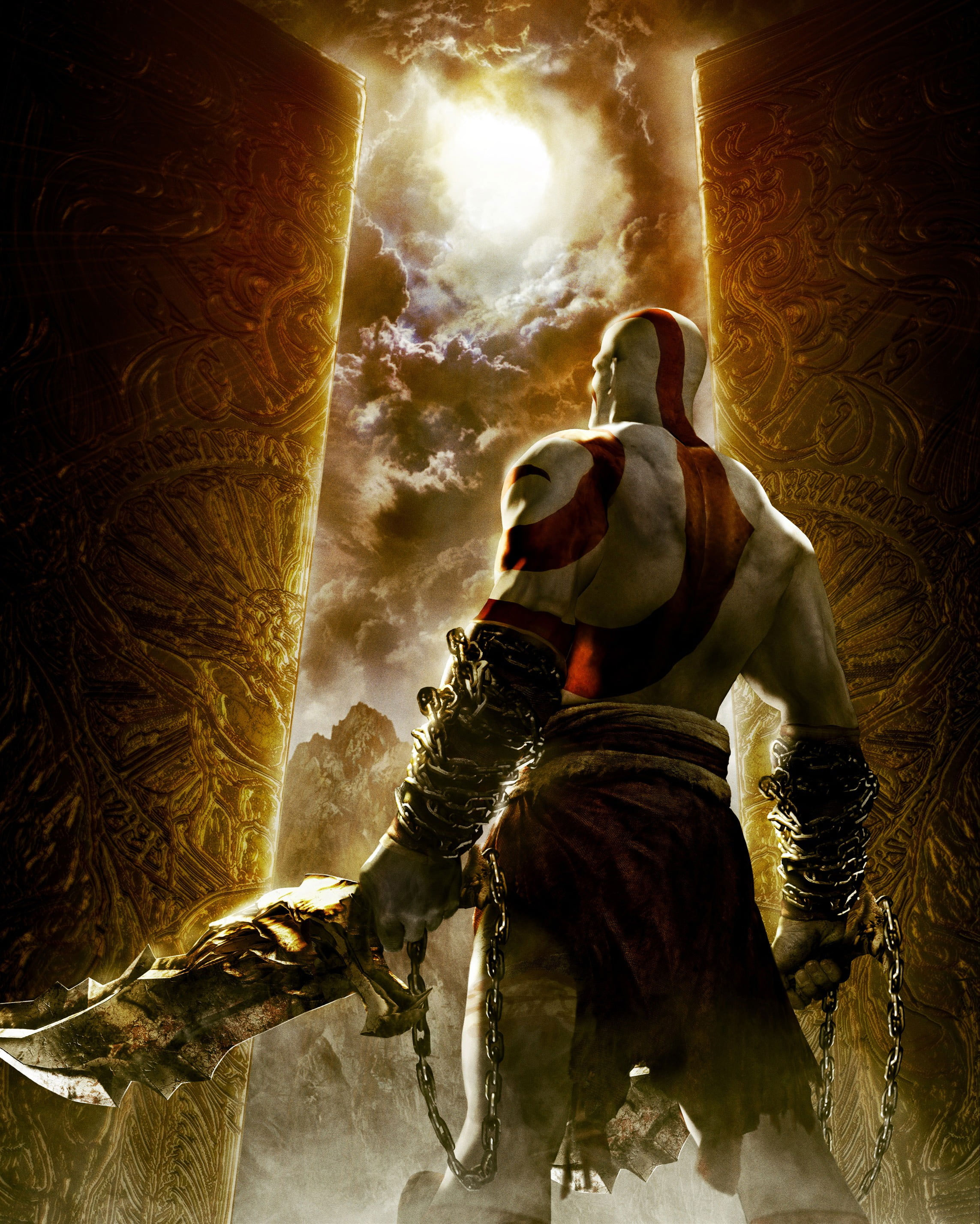 Kratos Wallpaper 4K God of War Fire Rage Games 8295