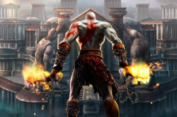 Wallpaper God Of War, Kratos, Video Game