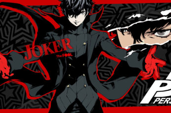 Wallpaper Joker Cartoon Character, Persona 5