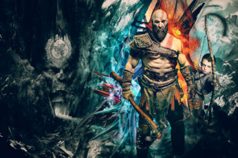Wallpaper Kratos, God Of War 4, Games, Ps Games