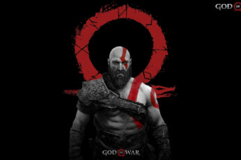 Wallpaper Kratos, Logo, Armor, God Of War