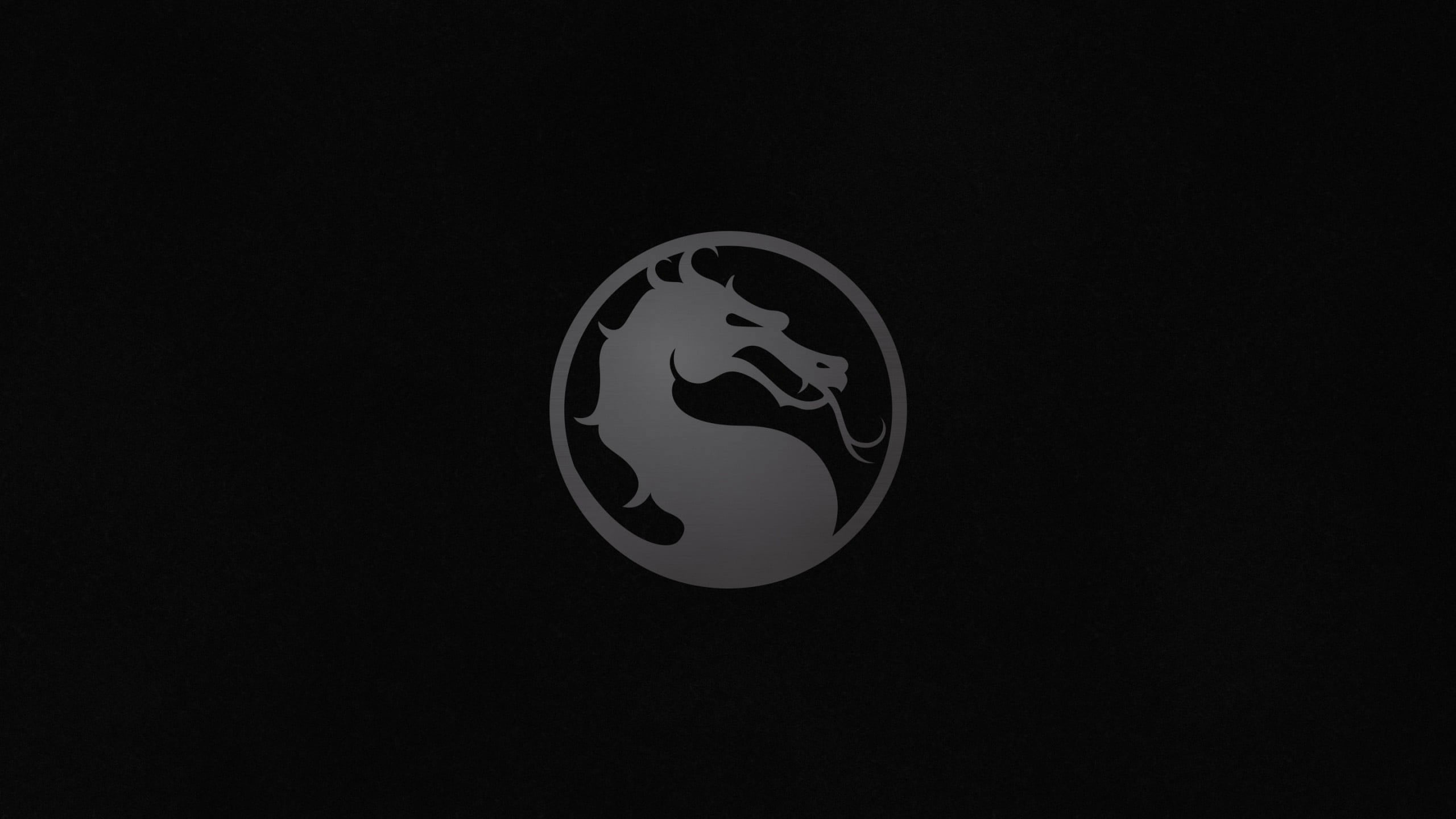 Wallpaper Mortal Kombat Logo, Studio Shot