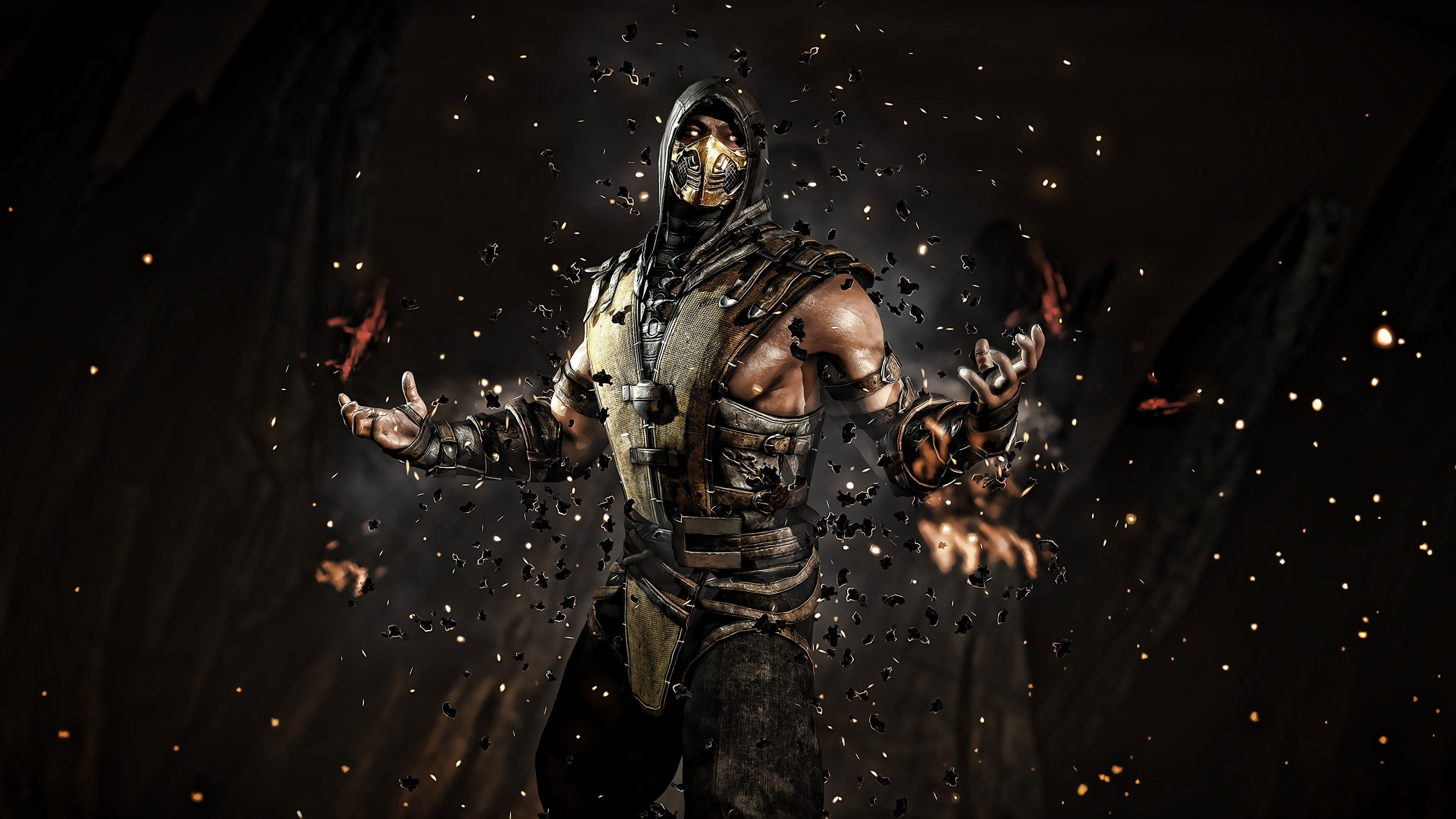 Wallpaper 4k Scorpion Mortal Kombat Game 4k Wallpaper