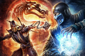 Wallpaper Scorpions Vs Sub Zero Mortal Kombat