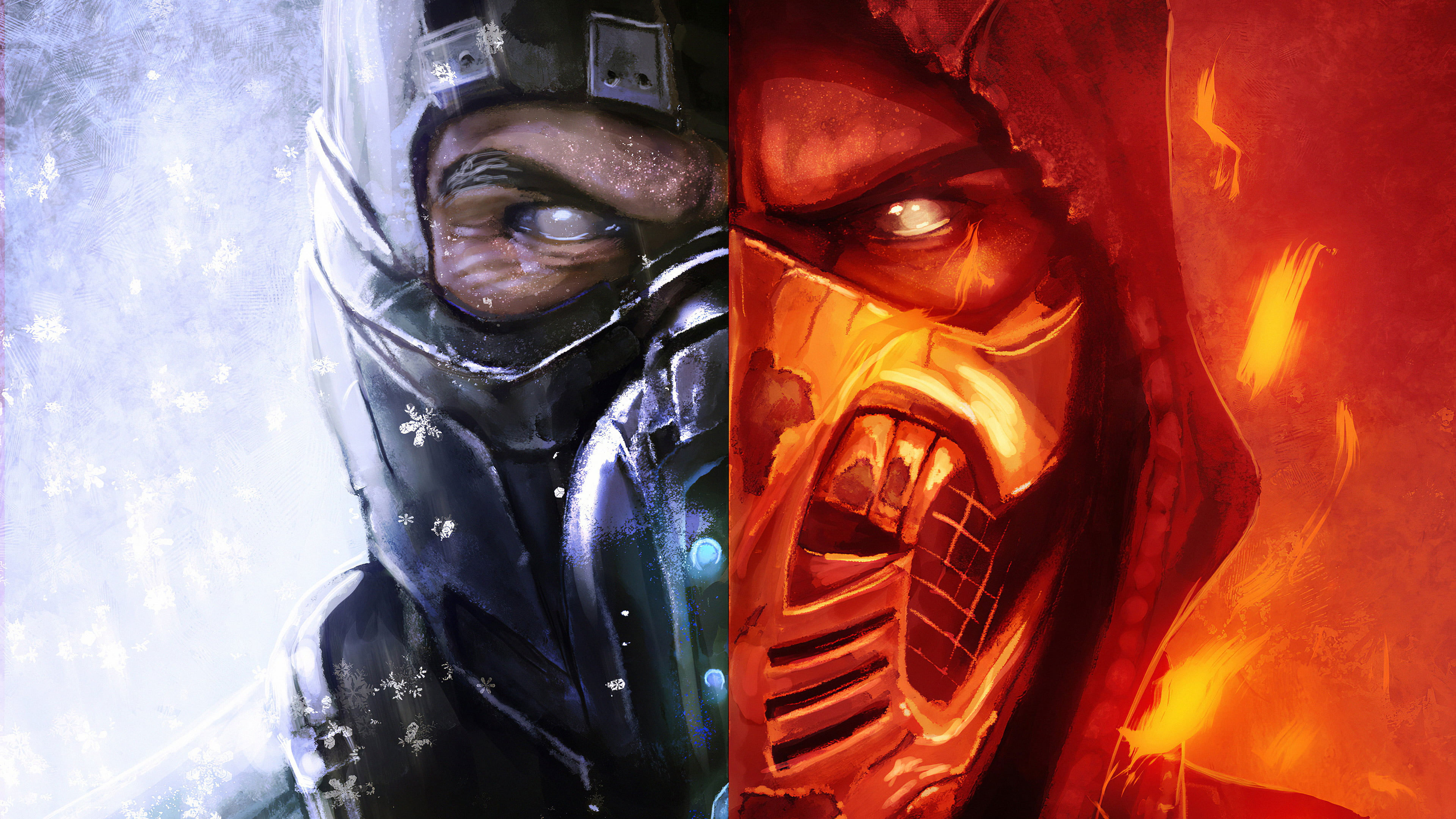 Wallpaper Video Game, Mortal Kombat 11, Scorpion, Mortal Kombat, Game