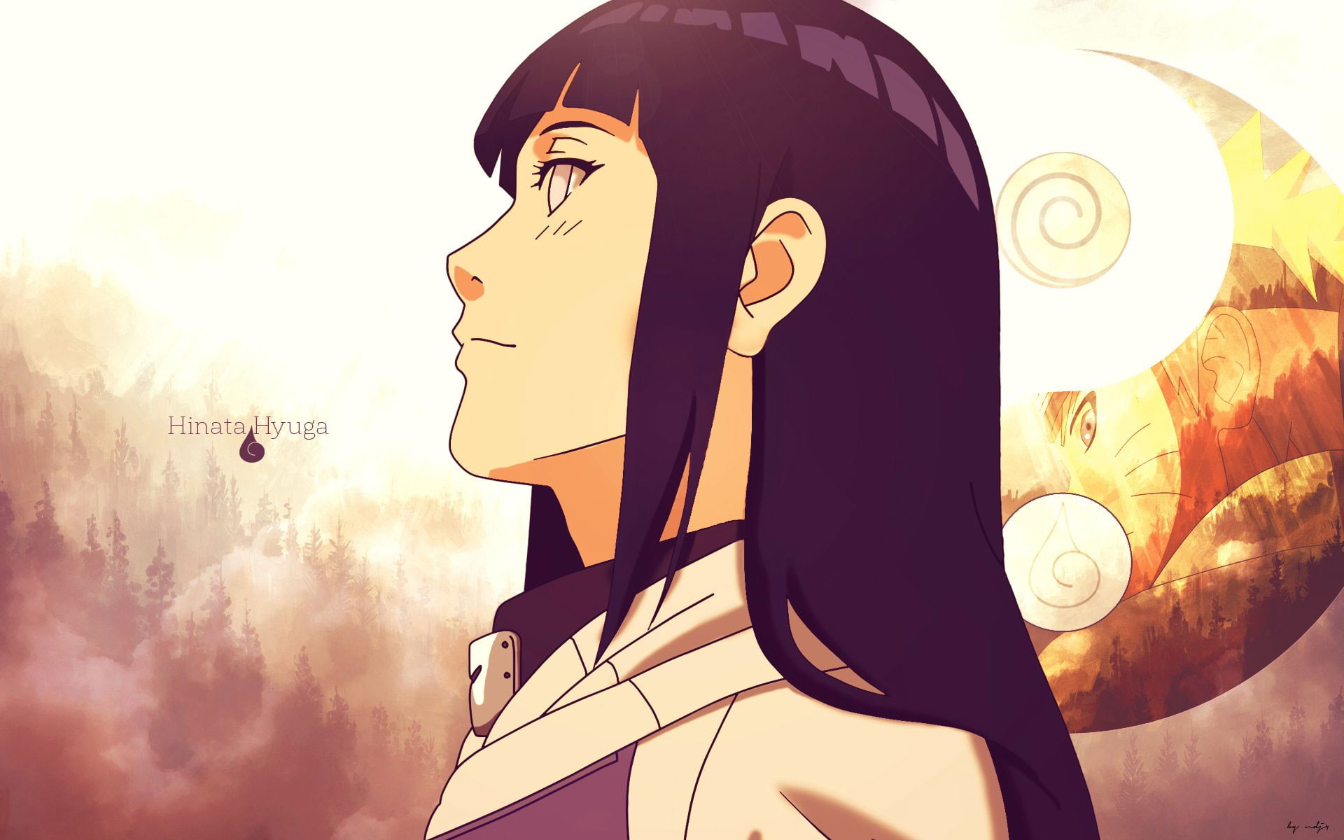 Wallpaper Anime, Naruto, Hinata Hyuga