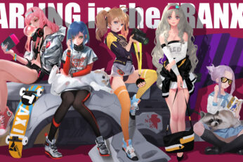 Wallpaper Darling In The Franxx, Anime Girls