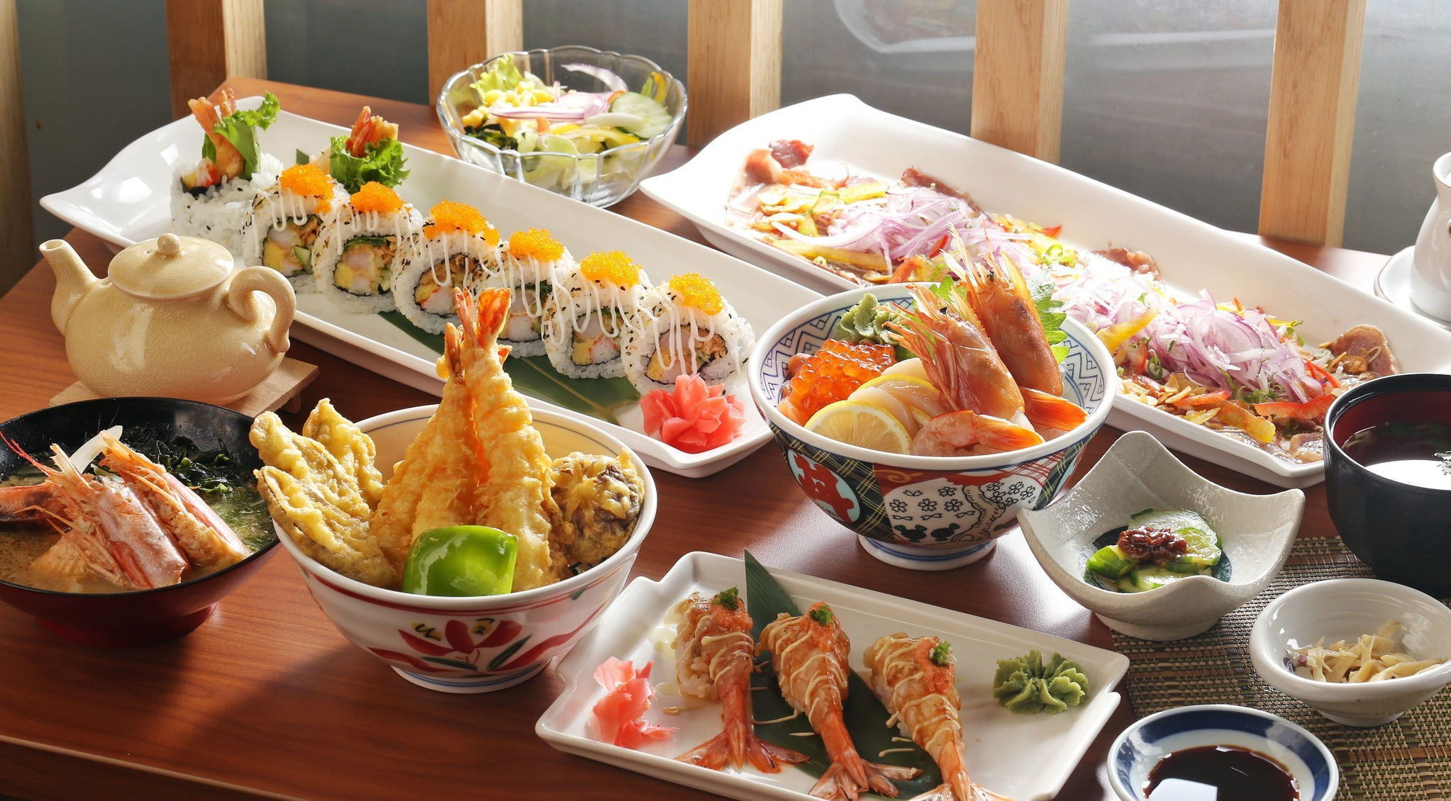Wallpaper Food, Seafood, Sushi, Still Life