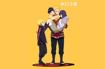Wallpaper Naruto, Hinata, Boruto And Hanabi