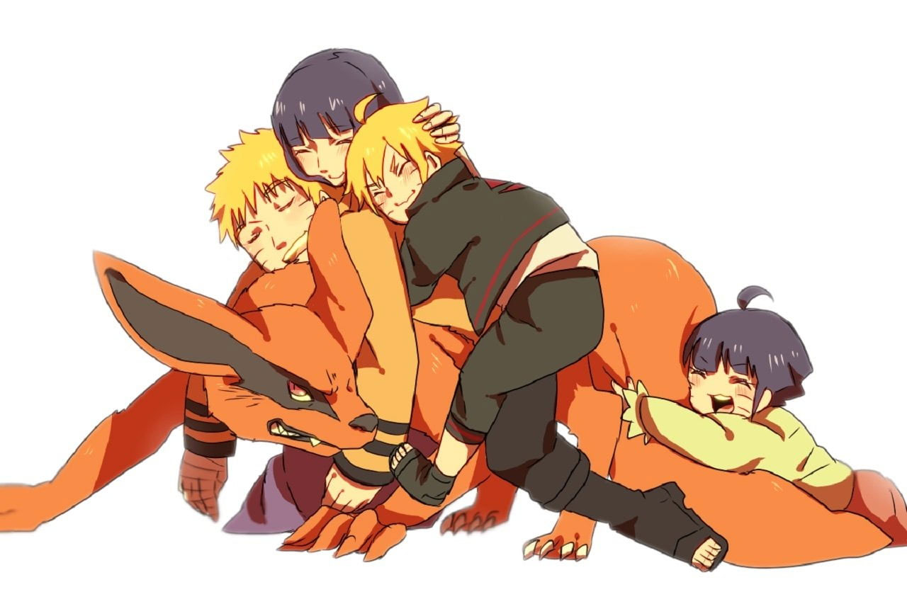 Wallpaper Naruto, Hinata, Boruto, And Himawari
