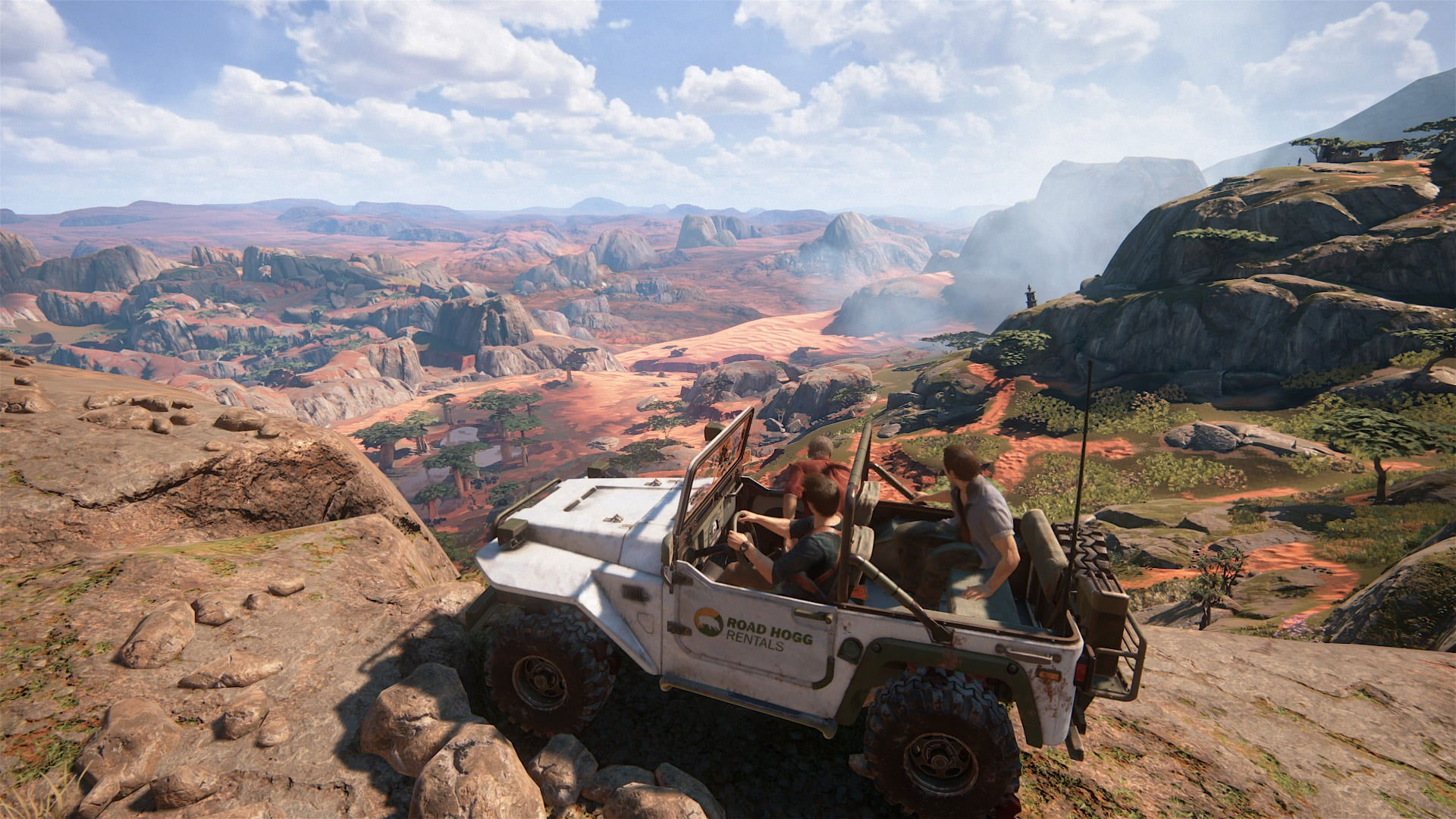 Wallpaper White Off Road Vehicle, Uncharted 4