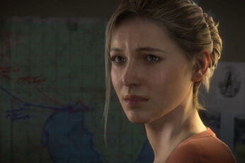 Wallpaper Woman Wearing Brown Top Game, Uncharted